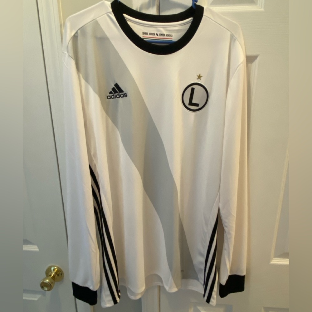 Legia Warsaw, White Jersey, Men’s XL, New without tags